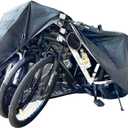 Bike Covers for 2 or 3 Bikes, 2XL Large Outdoor Waterproof Bicycle Covers with Lock Hole for Mountain Road Electric Bicycle Bikes