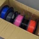 SUNLU PETG Filament 1.75mm, 10KG Bundle, Less Stringing, Good Layer Adhesion, 1kg per Spool, Pack of 10, 10 Colors, Black+White+Grey+Red+Orange+Pink+Sky Blue+Green+Yellow+Blue