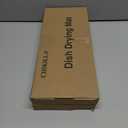 CHIKILLA Silicone Dish Drying Mat for Kitchen Counter, Fast Drainage Design for Vegetables Fruits, Heat Resistant, Non-Slip , Dishwasher Safe  15.7x13 inch Urban Gray