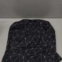 Explore Land Travel Luggage Cover Suitcase Protector Fits 18-22 Inch Case (Black Polygonal, S)