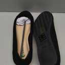 Ataiwee Women's Wide Width Flats Shoes - Ladies Cute and Comfortable Dress Ballet Shoes. (7.5 Wide, 2402-0004 Black)