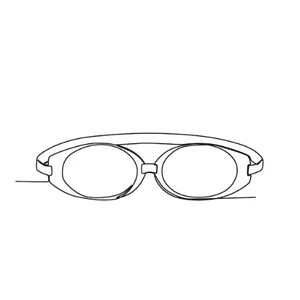 Speedo Unisex-Adult Swim Goggles Mirrored Vanquisher