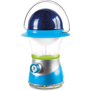 Discovery LED Starlight Lantern 2-in-1 Hanging Lantern & Star Constellation Projector with Guide, Easy to Use for Children, Battery Operated, Educational Camping Toy (Blue)