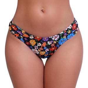 Halcurt Women's Mid Waisted Bikini Swimsuit Bottoms Full Coverage Swim Bottoms (M)