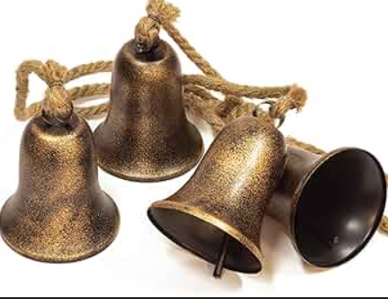 Christmas Bells Decorations Jingle BellHanging Decorative for Door,Wall, Bedroom, Living Room,Tree Ornaments for Home Decor, Wreath, Door Hanging,Cluster Decorative Bells 