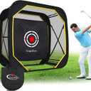 Gagalileo Pop Up Golf Practice Net: 6X6X3FT Hitting Cage with Target Easy Set Up for Backyard Garage Training for Driving Chipping Swing Beginners Enthusiasts