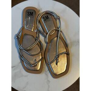 SM New York Molly Sandals Gold Size 10