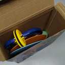 Glow-in-The-Dark Door Pong Ping Pong Trainer with 6 Rechargeable Balls - Door Frame Hanging Table Tennis Set, Indoor Outdoor Fun Ages 3+