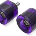 Motorcycle Decorative Wheel M12 Screw Crash Protector Rotatable End Sliders Fit for Harley 1997-2026 Touring Street Glide Road Glide Road King Electra Glide 2018-2026 Softail Street Bob (Purple)