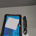 BRAECNstock for Amazon Fire HD 10 Tablet Case (13th Generation 2023) 10.1" Shockproof Protective Kids Case with Screen Protector [Rotating Hand Strap+Stand], Pen Holder,Shoulder Strap, Black