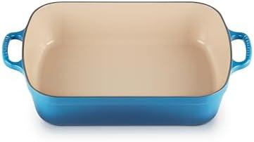 Le Creuset Enameled Cast Iron Signature Rectangular Roaster, 5.25 qt. (11.7" x 16.8") , Marseille