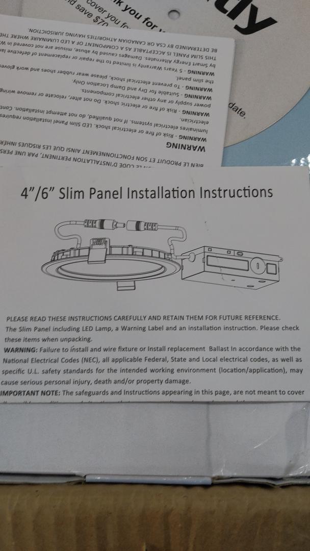 SAATLY 12 Pack 6 Inch Ultra-Thin LED Recessed Ceiling Light with Junction Box, 3000K Warm White Dimmable, 13W 110W Eqv, 850lm High Brightness - ETL and Energy Star Certified