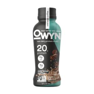 OWYN 100% Vegan Plant-Based Protein Shakes | Cold Brew Coffee, 12 Fl Oz | Dairy-Free, Gluten-Free, Soy-Free, Tree Nut-Free, Egg-Free, Allergy-Free, Vegetarian (Best Before Mar 6, 2026)