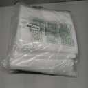 Qilery 200 Count 10 x 13 Inch Large Self Seal Frosted Zipper Plastic Bags Clothes Packaging Bags for Shipping with Suffocation Warning for Clothing T Shirts Skirt Sweater, 4 Mil