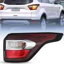 Nilight Taillight Assembly Compatible with 2017 2018 2019 Ford Escape Kuga Outer Rear Lamp Replacement OE Style LED and halogen bulbs Passenger Side