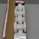 White E26 Medium LED Lamp Screw Base Plastic Base LED Holder Round 78mm Metal Desktop Lamp Socket for Closets Storage Areas Attics Basements Himalayan Salt Lamp DIY Crafts Physics Screw Type 20 Pack