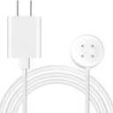 20W Fast Wall Magnetic Charger for Google Pixel Watch 3/2 Smartwatch Charger, Replacement Google Fitbit Sense/Sense 2/Versa 3/Versa 4/Ace LTE Smartwatch Charging Cable USB-C Magnetic Charging Cord