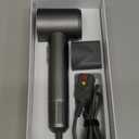 High Speed Hair Dryer,Low Noise Negative Ionic Hairdryer for Woman,110000RPM Professional Blow Dryer Brushless Motor for Fast Drying with ALCI Safety Plug,4 Heating/2 Speed for Salon&Home (Dark Gray)