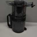 SUSTEAS Cold Press Juicer, 300W, 5.3" Large Feed Chute, 1.5L Capacity, Automatic Feeding, High Yield, Easy to Clean, Ideal for Whole Fruits & Vegetables, Black