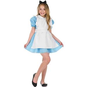 fun shack Alice Costumes Kids, World Book Day Costumes Alice Dress, Alice Costume Girls, World Book Day Costumes Girl (Medium)