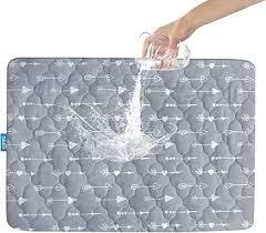 Pack and Play Mattress Protector Sheets Fitted Waterproof Pack and Play Mattress Pad Cover, Compatible with Graco Pack n Play & Dream On Me & Pamo Babe, Playpen/Playard Sheet, Gray Arrow, 39" x 27"