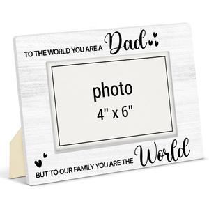 Dad Picture Frame Gifts from Daughter Son First Time Dad Gifts