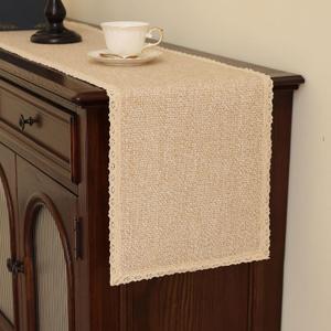 Boho Dresser Cover Top: Beige Handwoven Cotton Dresser Runner for Bedroom Furniture, Non-Slip Farmhouse Dresser Scarf and Scarves,Mashine Washable(12x48 inches)