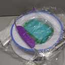 RFAQK 64 PCs Cake Decorating Kit with Leveler, Baking Supplies Gift Includes Cake Stand Turntable, 24 Numbered Icing Tips, 30+1 Piping Bags, 2 Frosting Spatulas, 3 Scrappers, Video Course & Booklet (Blue)