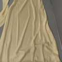 2026 Satin One Shoulder Maxi Dress for Women Summer Silk Formal Elegant Backless Ruffle Sleeveless Wedding Guest Dresses (Small, Yellow)
