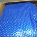 Solar Pool Cover 12 Ft Diameter Round Solar Blanket for Above Ground Inground Pools, Hot Tub SPA Bubble Wrap Pool Protector, 12 Mil Circle Thermal Covers Floating Blanket Mat for Swimming Pools