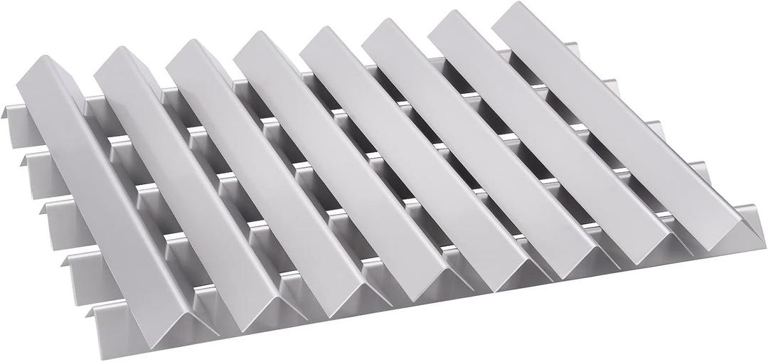 GasSaf 304 Grill Flavorizer Bars Replacement for Weber 7538, Genesis 1000-5000 Grill Parts, Weber Genesis I-IV and Platinum I & II Flavor Bars, Rebuid Parts 304 Stainless Steel Food Grade (13-Pack)
