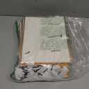 Yeaqee 24 Pack Metallic Paper Gift Bags with Handle and Tissue 9x7x3.1 Gold Foil Welcome Thank You Favor Bags Return Gifts for Wedding Mothers Graduation Bridesmaid Birthday(White, Rose Gold)