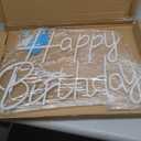 Happy Birthday Neon Sign 21.7 x 15.1 Inch Large Neon Happy Birthday Signs