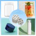 PATIKIL 110Pack Foam Lid Liner, 18mm/0.71" PS Foam Resistant Tamper Pressure Sensitive Seal for Bottle Cap Liners Seals