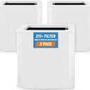 3 Pack 211+ Replacement Filters Compatible with Blue Pure 211+ Air Purifier, Consists of H13 True Filter and Activated Carbon, Collapsible Air