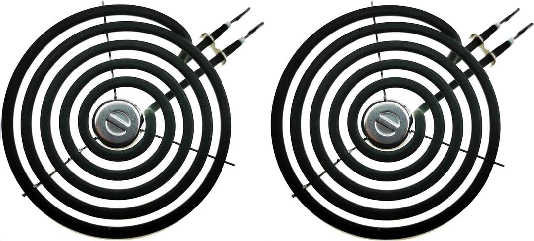 Stove Burner 234710(WB30M1) 6 Electric Stove Top Burner For GE Hotpoint RCA Range Stove by TOP-HEATER,Match WB30M2 Electric Burner,5-Turn Electric Range Burner Element,2Pack