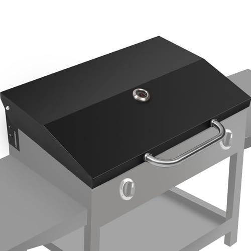 Okkbiys with Thermometer Griddle Lid for Blackstone 28 Inch Griddle, Upgrade for Blackstone Griddle Cover 28" 1517 1605 1853 1856 1839 2145 1803 1885 1983 1924 2094 Griddle Cover