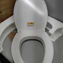 ELONGATED toilet seat risers for seniors, Slow Close, Elevated toilet seat, Heavy Duty, Never Loosen, Raised toilet seat elongated bowl, White(18.5)