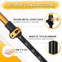 TheFitLife Trekking Poles - Lightweight 7075 Aluminum Hiking Sticks with Cork Grips, Adjustable Telescopic Design, Metal Flip Lock for Men & Women - Perfect for Hiking, Walking, Camping & Backpacking, 
Extended Length	53.1 inches