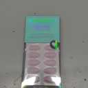 BTArtbox Press On Nails Almond - Pastel Purple Short Press On Nails with Glue for Women, Opaque Soft Gel Glue On Nails in 16 Sizes - 32 Stick On Nails Kit, Satin Memo