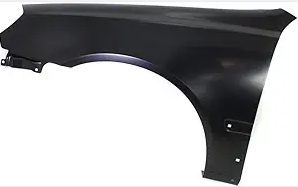 Fender For 2003-2006 Hyundai Accent Front Left Primed Steel with Molding Holes