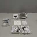 Thermalright Burst Assassin 120 Vision White CPU Air Cooler, Desktop CPU Cooler with 1500RPM Speed,320x240 Resolving Power IPS LCD Screen with 2.4in,PC Cooling for Intel lga1851/1700/115X,AM4/AM5