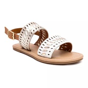 Flat Sandals Leather Algar for Girls, 5