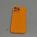 Vooii Compatible with iPhone 16 Pro Max Case, Liquid Silicone Upgrade [Camera Protection] [Soft Anti-Scratch Microfiber Lining] Shockproof Phone Case for iPhone 16 Pro Max 6.9 inch - Bright Orange