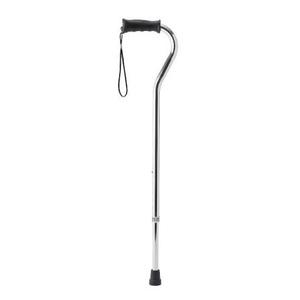 Medline Offset Handle Canes with Comfortable Foam Grip, Bronze, Lightweight Aluminum - Designed for Enhanced Mobility Support and Stability, 6 Count