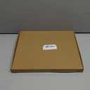 1-Pack Acrylic Display Case, 9.8x3.9x11.8 Inch/25x10x30cm Acrylic Clear Display Case Box with Black Wooden Base for Collectibles, Dustproof Showcase [White, Clear]