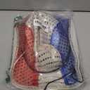Sparkly US-Flag Western Cowboy Hat - 4th of July Red White Blue Sequin Cowgirl Hat for Independence Day Party (Medium)
