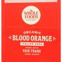 Whole Foods Market, 4 Pack Organic Italian Soda, Blood Orange, 11.2 Fluid Ounce (EXP 09/16/25)