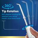 Waterpik Aquarius Water Flosser For Teeth Cleaning, Gums, Braces, Dental Care, Electric Power With 10 Settings, 7 Tips For Multiple Users And Needs, ADA Accepted, White WP-660