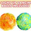 ArtCreativity Light-Up Dancing Ball with Sound Effects, Set of 2, LED Vibrating and Singing Ball for Kids, LED Party Supplies for Birthdays and More, Best Gift and Party Favors for Boys and Girls